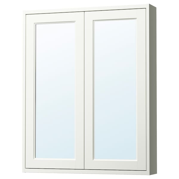 IKEA TÄNNFORSEN mirror cabinet with doors, 30x6x37 in White, Ikea Ireland | 2843DHVTS