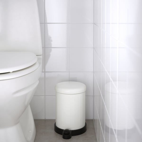 IKEA TOFTAN trash can, 1 gallon White, Ikea Ireland | 2594LNXIY