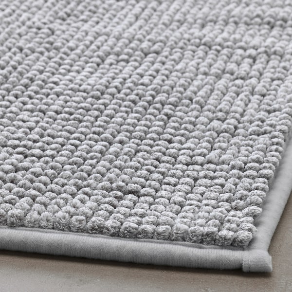 IKEA TOFTBO bath mat, 24x47 in Gray / White Mélange, Ikea Ireland | 5148EPTIV
