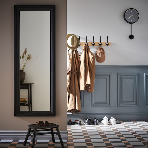 IKEA TOFTBYN mirror, 20 1/2x55 1/8 in Black, Ikea Ireland | 8629XNAPC