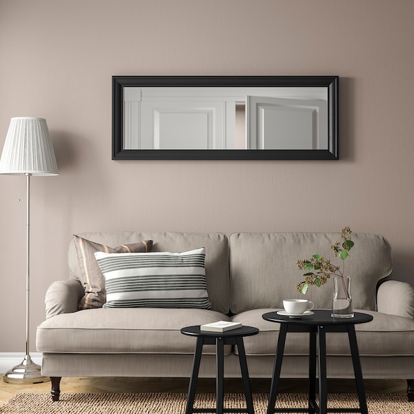IKEA TOFTBYN mirror, 20 1/2x55 1/8 in Black, Ikea Ireland | 8629XNAPC