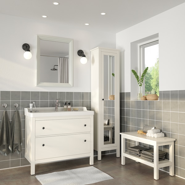 IKEA TOFTBYN mirror, 25 5/8x33 1/2 in White, Ikea Ireland | 4561XNLSJ