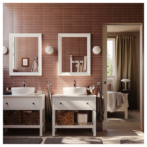 IKEA TOFTBYN mirror, 25 5/8x33 1/2 in White, Ikea Ireland | 4561XNLSJ