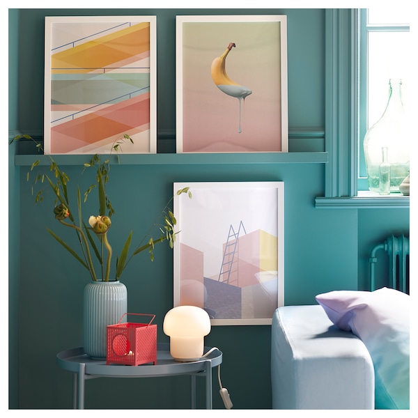 IKEA TOKABO Table lamp with LED bulb, glass opal, Ikea Ireland | 0187ITGVO