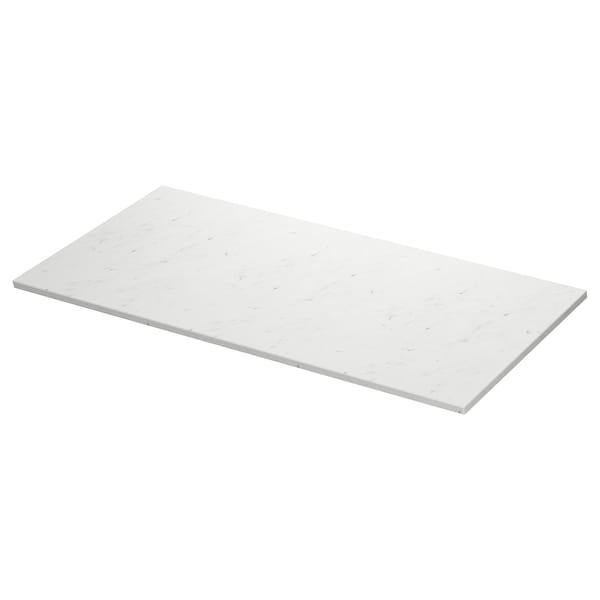 IKEA TOLKEN countertop, 49x21 1/2 in White Marble Effect / Foliated Board, Ikea Ireland | 8076BGMCO