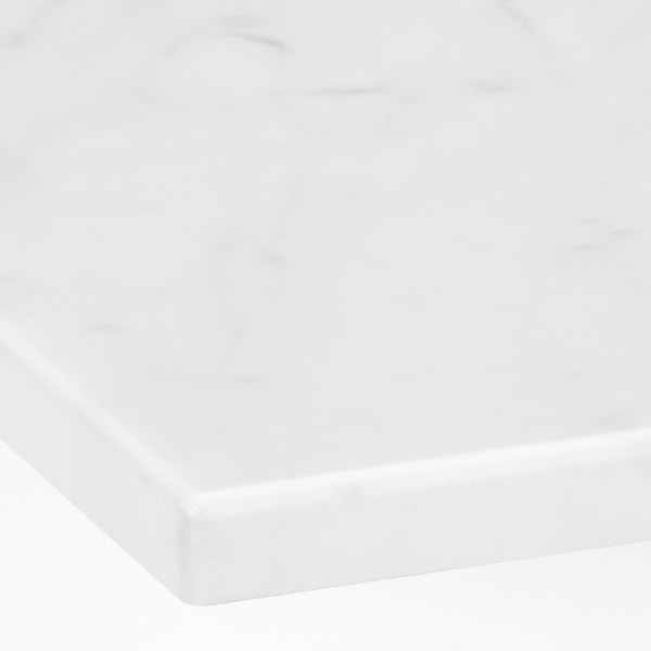 IKEA TOLKEN countertop, 61x21 1/2 in White Marble Effect / Foliated Board, Ikea Ireland | 1075SZIBJ