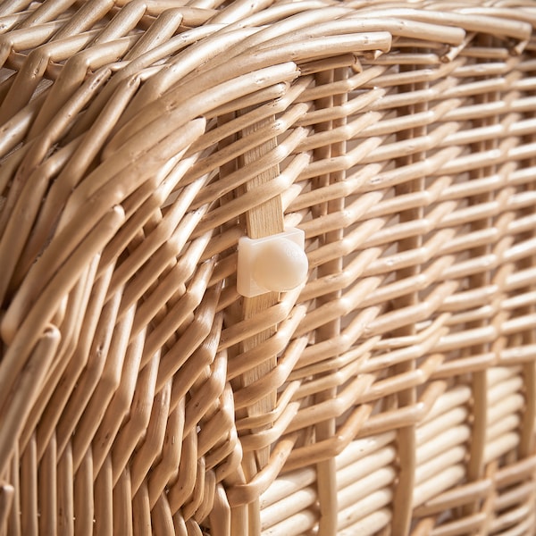 IKEA TOLKNING laundry basket, handmade willow, 11 gallon, Ikea Ireland | 1459KBIGX