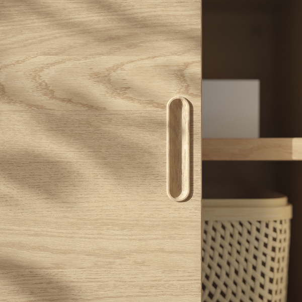 IKEA TONSTAD TV unit, 70 1/4x14 5/8x21 5/8 in Oak Veneer, Ikea Ireland | 7650HDOEK