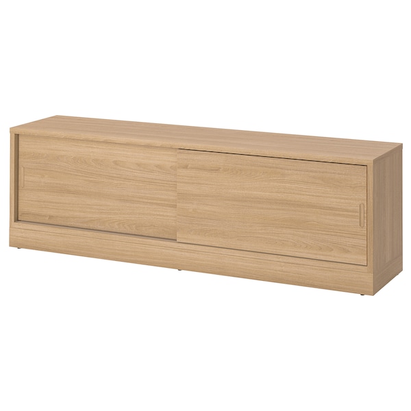 IKEA TONSTAD TV unit, 70 1/4x14 5/8x21 5/8 in Oak Veneer, Ikea Ireland | 7650HDOEK