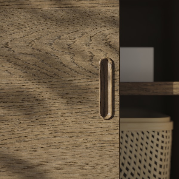 IKEA TONSTAD TV unit, 70 1/4x14 5/8x21 5/8 in Brown Stained Oak Veneer, Ikea Ireland | 4308XEWVU