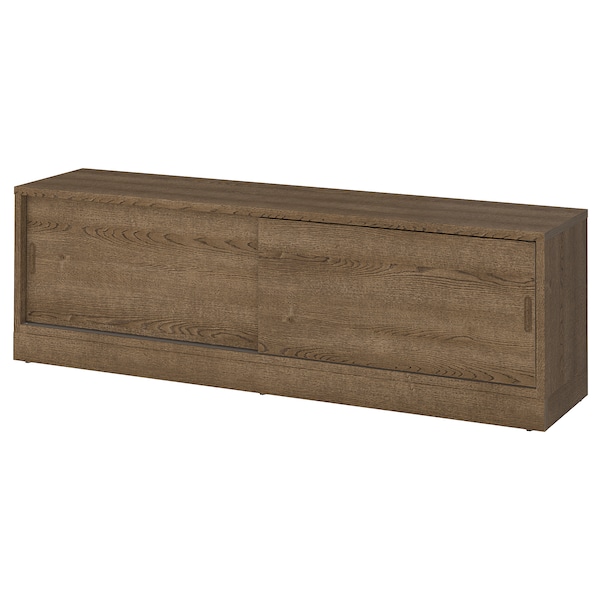 IKEA TONSTAD TV unit, 70 1/4x14 5/8x21 5/8 in Brown Stained Oak Veneer, Ikea Ireland | 4308XEWVU
