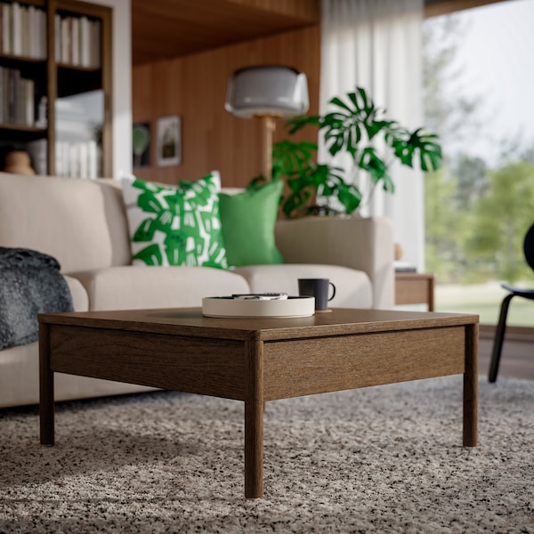 IKEA TONSTAD coffee table, 33 1/8x32 1/4 in Brown Stained Oak Veneer, Ikea Ireland | 1293YFTUE
