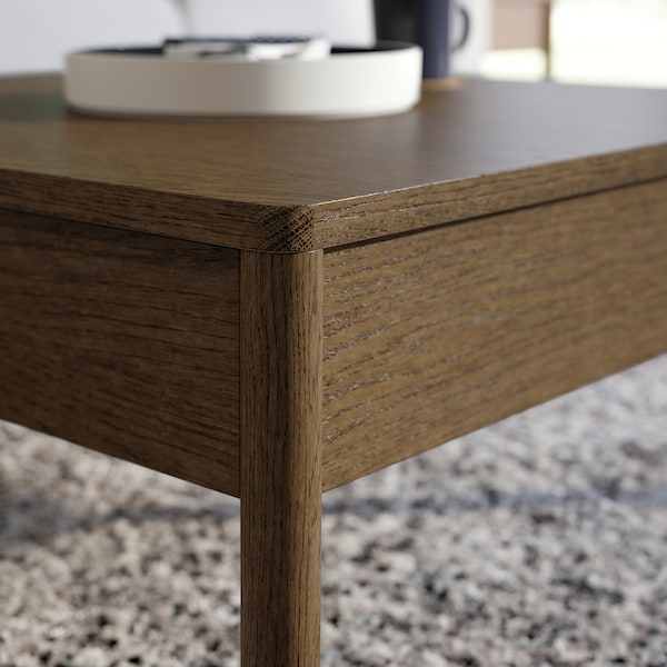 IKEA TONSTAD coffee table, 33 1/8x32 1/4 in Brown Stained Oak Veneer, Ikea Ireland | 1293YFTUE