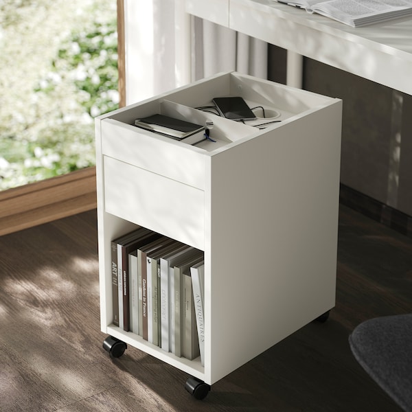 IKEA TONSTAD drawer unit on casters, off-white, 13 3/4x23 5/8 in, Ikea Ireland | 8603PUOVJ