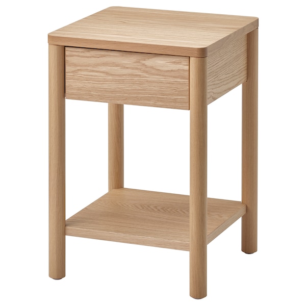 IKEA TONSTAD nightstand, 15 3/4x15 3/4x23 1/4 in Oak Veneer, Ikea Ireland | 4572YQJDT