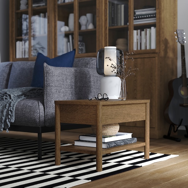 IKEA TONSTAD side table, 25 1/4x15 3/4 in Brown Stained Oak Veneer, Ikea Ireland | 9321OASUV