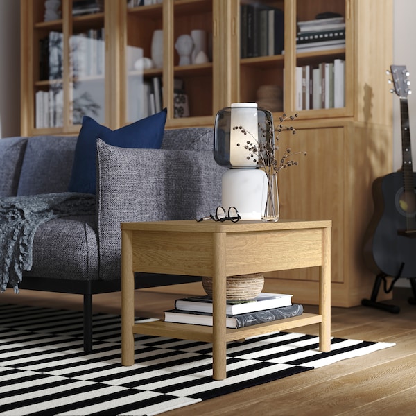 IKEA TONSTAD side table, 25 1/4x15 3/4 in Oak Veneer, Ikea Ireland | 8451JASEH
