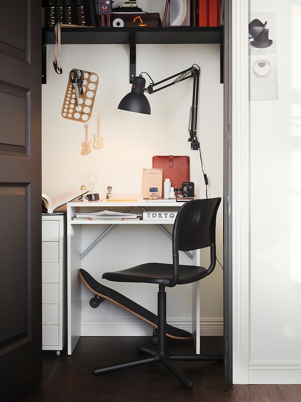 IKEA TORALD desk, white, 25 5/8x15 3/4 in, Ikea Ireland | 5418OMBLW