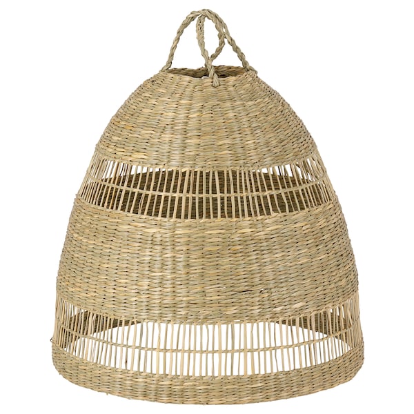 IKEA TORARED Pendant lamp shade, seagrass, Height: 13 in Diameter: 14 in, Ikea Ireland | 2317GLWTC