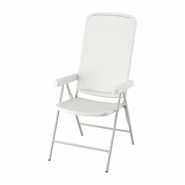 IKEA TORPARÖ reclining chair, outdoor, white/gray, Ikea Ireland | 2439OWRVP