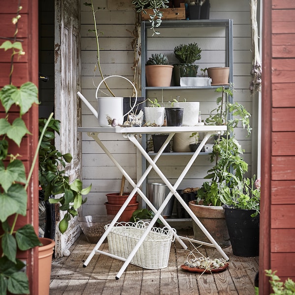 IKEA TORPARÖ table, indoor/outdoor, white/foldable, 27 1/2x16 1/2 in, Ikea Ireland | 0129LIXCD