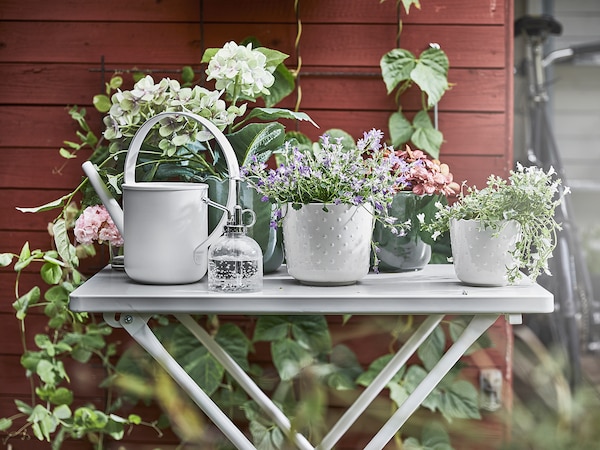 IKEA TORPARÖ table, indoor/outdoor, white/foldable, 27 1/2x16 1/2 in, Ikea Ireland | 0129LIXCD