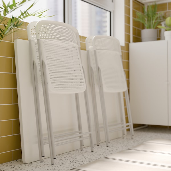 IKEA TORPARÖ table, outdoor, white/foldable, 51 1/8x29 1/8 in, Ikea Ireland | 2915ZESNT