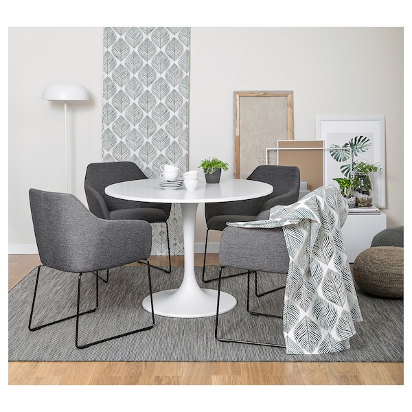 IKEA TOSSBERG Chair, metal black, gray, Ikea Ireland | 0195TVRAD