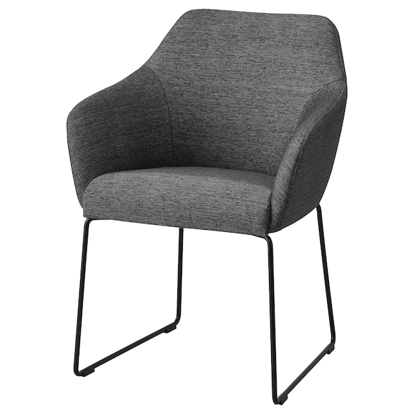 IKEA TOSSBERG Chair, metal black, gray, Ikea Ireland | 0195TVRAD