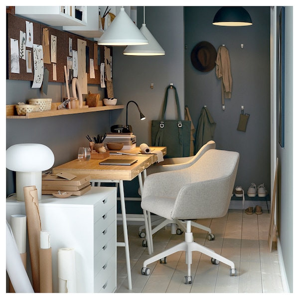 IKEA TOSSBERG / LÅNGFJÄLL conference chair Gunnared Beige / White, Ikea Ireland | 2451FVKWU
