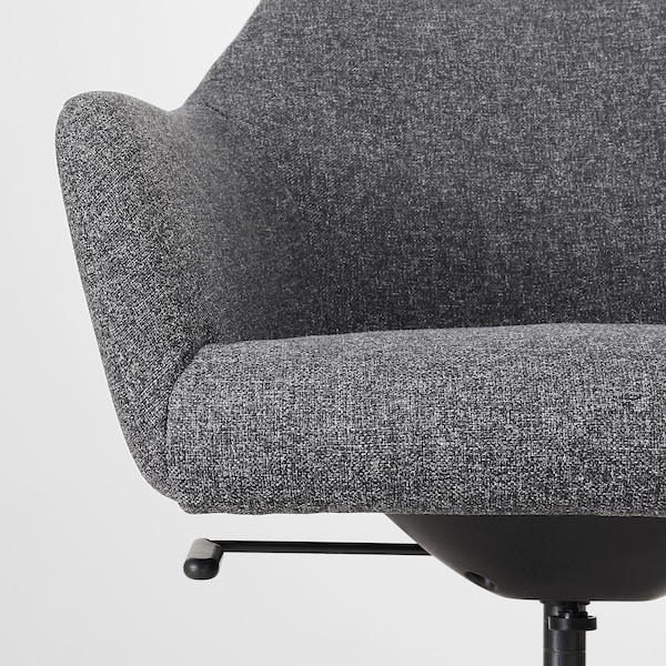 IKEA TOSSBERG / LÅNGFJÄLL conference chair Gunnared Dark Gray / Black, Ikea Ireland | 9753DWFXS