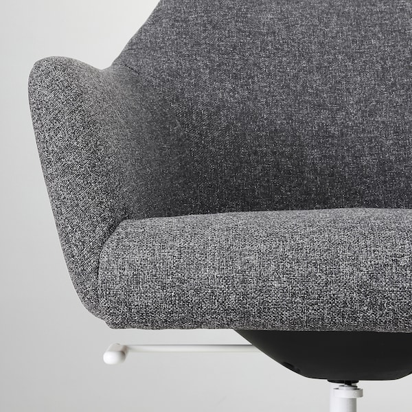 IKEA TOSSBERG / LÅNGFJÄLL conference chair Gunnared Dark Gray / White, Ikea Ireland | 4739IJESK