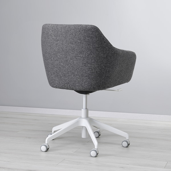 IKEA TOSSBERG / LÅNGFJÄLL conference chair Gunnared Dark Gray / White, Ikea Ireland | 4739IJESK