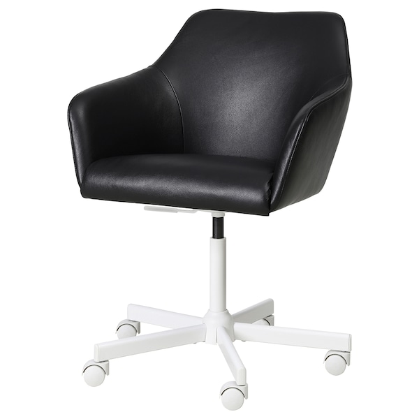 IKEA TOSSBERG / MALSKÄR swivel chair Grann Black / White, Ikea Ireland | 7604XCLMR