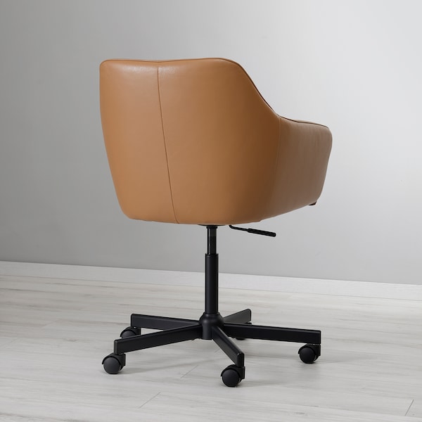 IKEA TOSSBERG / MALSKÄR swivel chair Grann Light Brown / Black, Ikea Ireland | 2096FOWMD