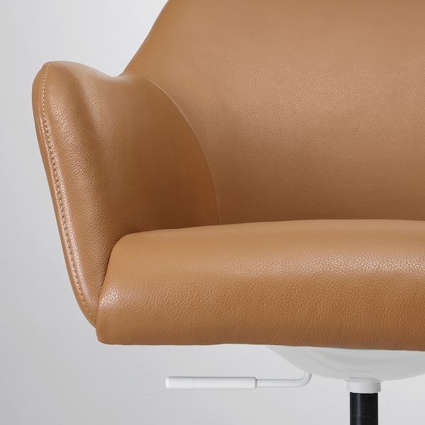IKEA TOSSBERG / MALSKÄR swivel chair Grann Light Brown / White, Ikea Ireland | 1493PQLXI