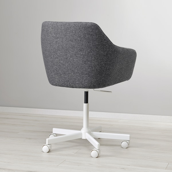 IKEA TOSSBERG / MALSKÄR swivel chair Gunnared Dark Gray / White, Ikea Ireland | 9148THJUR