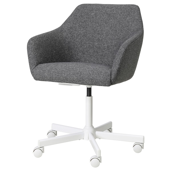 IKEA TOSSBERG / MALSKÄR swivel chair Gunnared Dark Gray / White, Ikea Ireland | 9148THJUR