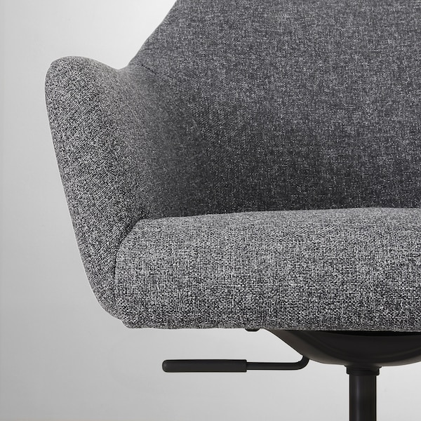 IKEA TOSSBERG / MALSKÄR swivel chair Gunnared Dark Gray / Black, Ikea Ireland | 9507SQWRM