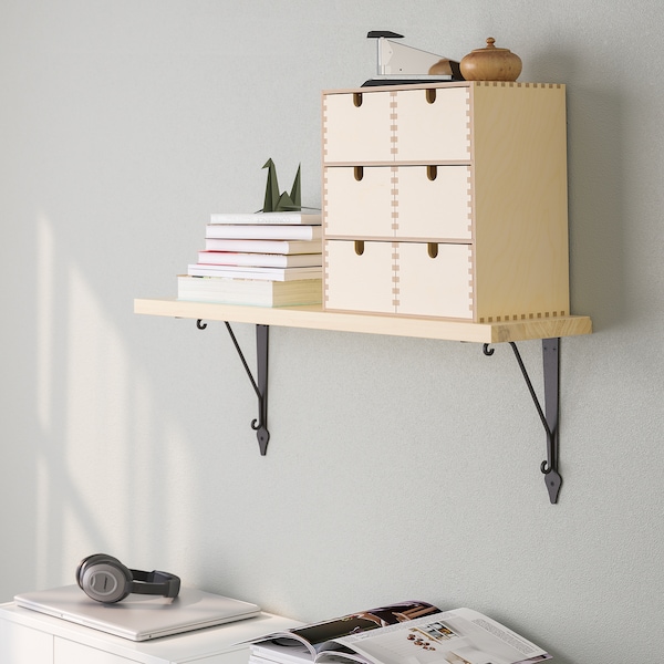 IKEA TRANHULT / KROKSHULT wall shelf, 31 1/2x7 7/8 in Aspen, Ikea Ireland | 3879KOERW