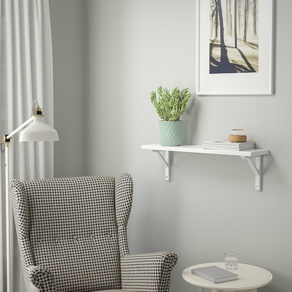 IKEA TRANHULT / SANDSHULT wall shelf, 31 1/2x7 7/8 in White Stained Aspen, Ikea Ireland | 3124KHGVT