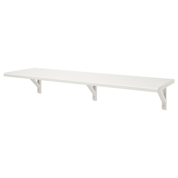 IKEA TRANHULT / SANDSHULT wall shelf, 47 1/4x11 3/4 in White Stained Aspen, Ikea Ireland | 2807XFSZR