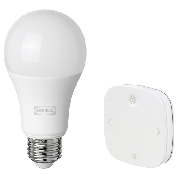 IKEA TRÅDFRI remote control kit, E26 Smart Wireless Dimmable / White Spectrum, Ikea Ireland | 4270WKSNI