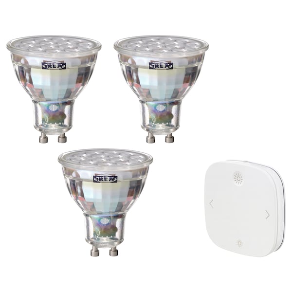 IKEA TRÅDFRI starter kit, smart/wireless dimmable white spectrum, GU10, Ikea Ireland | 9823XANLQ