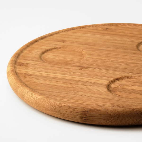 IKEA TRÅDTICKA tray with 3 bowls, multicolor/bamboo, Ikea Ireland | 9017QMOJF