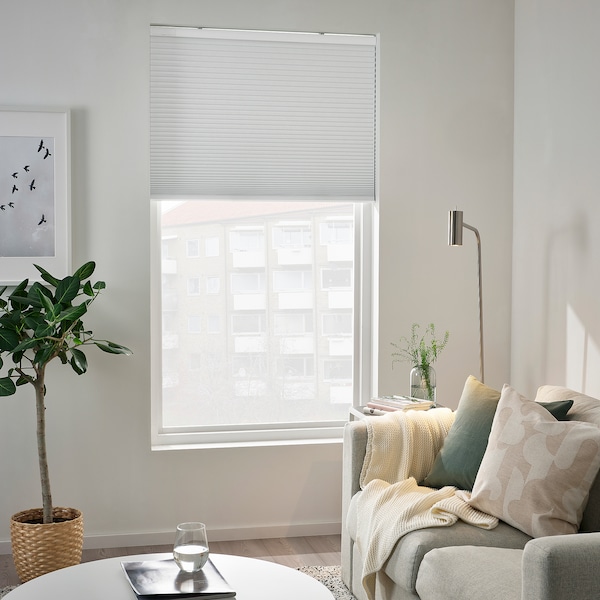 IKEA TREDANSEN black-out cellular blind, smart wireless/battery operated white, 34x76 ¾ in, Ikea Ireland | 5498QYNAJ