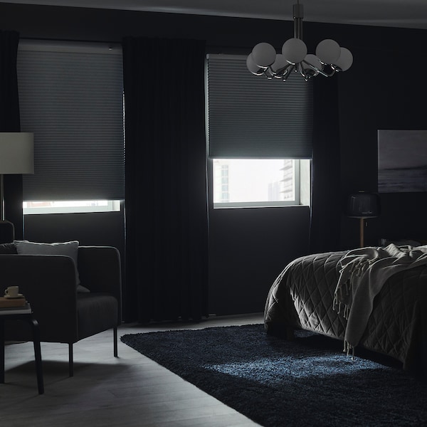 IKEA TREDANSEN black-out cellular blind, smart wireless/battery operated white, 32x76 ¾ in, Ikea Ireland | 6401CVQMF