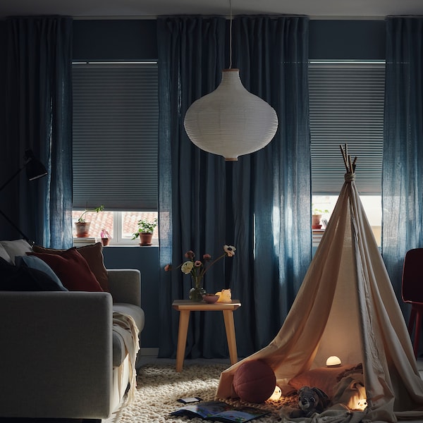 IKEA TREDANSEN black-out cellular blind, smart wireless/battery operated white, 32x76 ¾ in, Ikea Ireland | 6401CVQMF