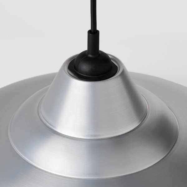 IKEA TRETTIOEN pendant lamp, 15 in Aluminum Color, Ikea Ireland | 5061FMOIY