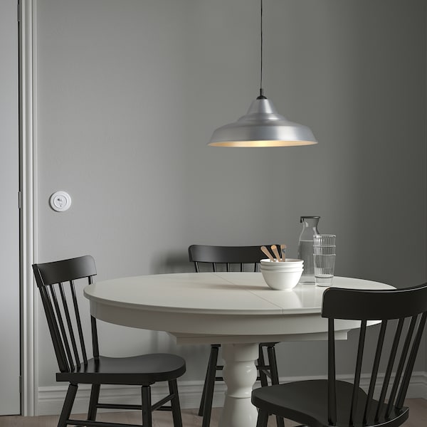 IKEA TRETTIOEN pendant lamp, 15 in Aluminum Color, Ikea Ireland | 5061FMOIY